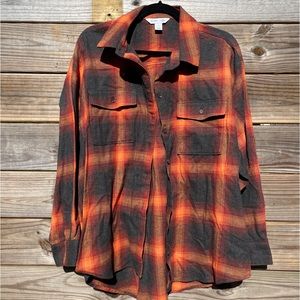 Women’s Old Navy Oversized Evermore Flannel Shirt